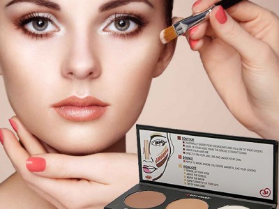 Phấn tạo khối 3 ô City Color Contour Effects Palette