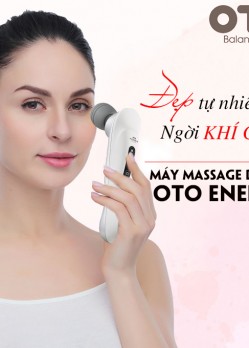 Máy massage mặt chống lão hóa nóng lạnh OTO Energia EG-700 (màu bạc)
