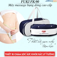 Máy massage bụng FUKI Nhật Bản FK90 Vải Dù dong cao cấp (xanh đen)