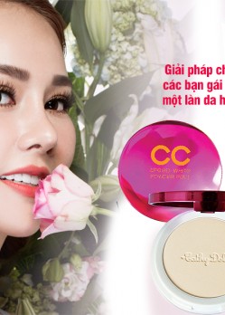 Phấn Phủ Dạng Nén Kiềm Dầu Cathy Doll Speed White Powder Pact