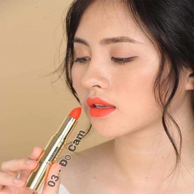 Mua Son Dưỡng Ngừa Thâm Môi Deold Blueberry Lip Balm màu Đỏ Cam 3.3g | Tiki